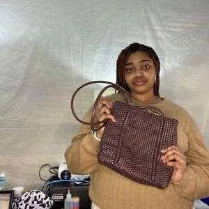 Vintage woven purse
